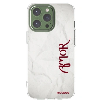Picasee διαφανής θήκη σιλικόνης Apple iPhone 13 Pro - Amor