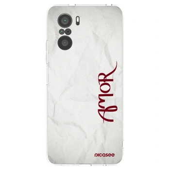Picasee διαφανής θήκη σιλικόνης Xiaomi Poco F3 - Amor