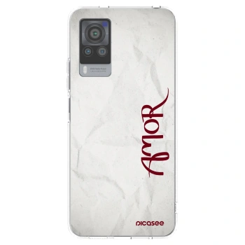 Picasee διαφανής θήκη σιλικόνης Vivo X60 Pro 5G - Amor