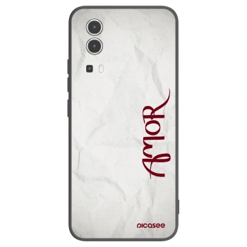 Picasee Μαύρη θήκη σιλικόνης για Vivo Y72 5G - Amor