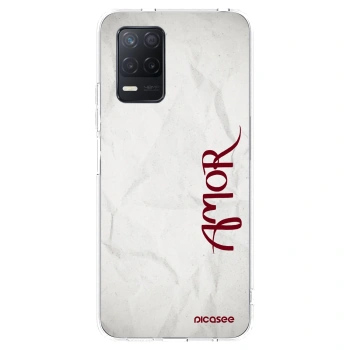 Picasee διαφανής θήκη σιλικόνης Realme 8 5G - Amor