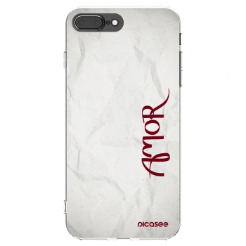 Picasee διαφανής θήκη σιλικόνης Apple iPhone 7 Plus - Amor