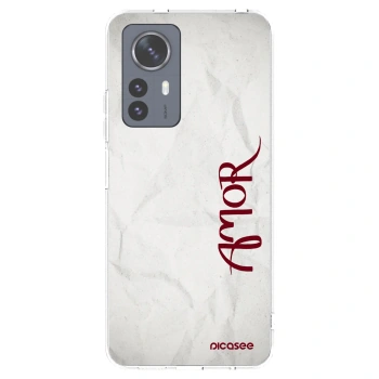 Picasee διαφανής θήκη σιλικόνης Xiaomi 12 Pro - Amor