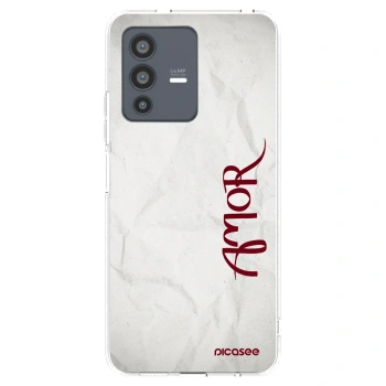 Picasee διαφανής θήκη σιλικόνης Vivo V23 5G - Amor