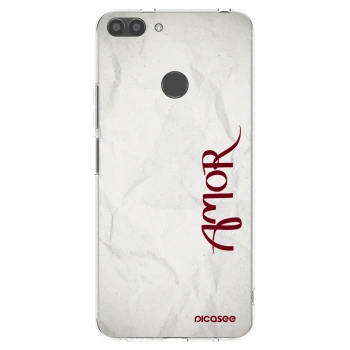 Picasee διαφανής θήκη σιλικόνης Huawei P Smart - Amor