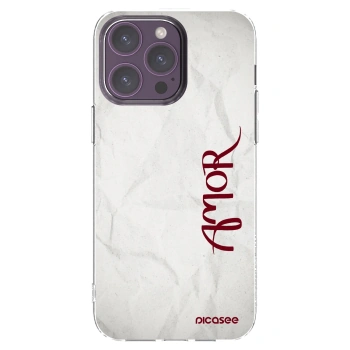 Picasee διαφανής θήκη σιλικόνης Apple iPhone 14 Pro Max - Amor