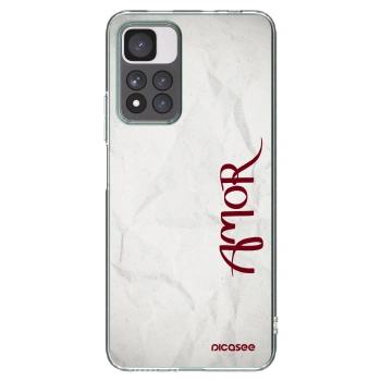 Picasee διαφανής θήκη σιλικόνης Xiaomi Redmi Note 11 Pro+ 5G - Amor