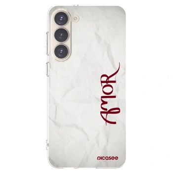 Picasee διαφανής θήκη σιλικόνης Samsung Galaxy S23+ 5G - Amor