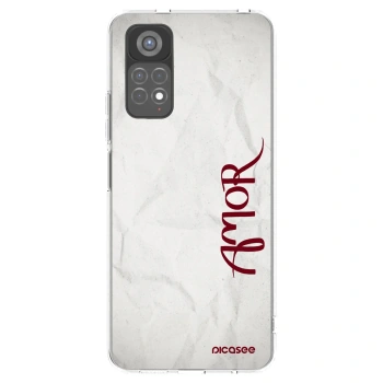 Picasee διαφανής θήκη σιλικόνης Xiaomi Redmi Note 11S 5G - Amor
