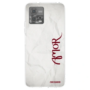 Picasee διαφανής θήκη σιλικόνης Motorola Moto G72 - Amor