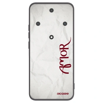Picasee Μαύρη θήκη σιλικόνης για Honor Magic5 Lite 5G - Amor