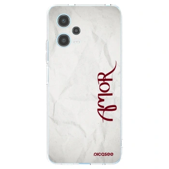 Picasee διαφανής θήκη σιλικόνης Xiaomi Redmi Note 12 5G - Amor