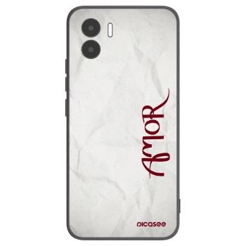 Picasee Μαύρη θήκη σιλικόνης για Xiaomi Redmi A2 - Amor