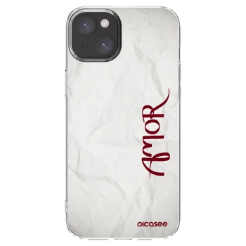 Picasee διαφανής θήκη σιλικόνης Apple iPhone 15 Plus - Amor