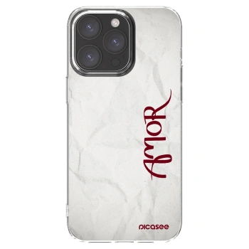 Picasee διαφανής θήκη σιλικόνης Apple iPhone 15 Pro Max - Amor