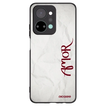 Picasee Μαύρη θήκη σιλικόνης για Honor X7a - Amor