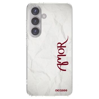 Picasee διαφανής θήκη σιλικόνης Samsung Galaxy S24 S921B 5G - Amor
