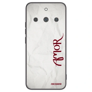 Picasee Μαύρη θήκη σιλικόνης για Realme 11 Pro+ - Amor