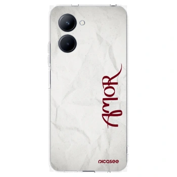 Picasee διαφανής θήκη σιλικόνης Realme C33 (2023) - Amor