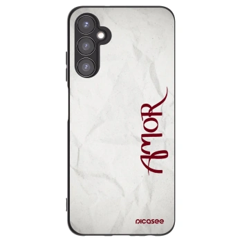 Picasee Μαύρη θήκη σιλικόνης για Samsung Galaxy A05s A057G - Amor