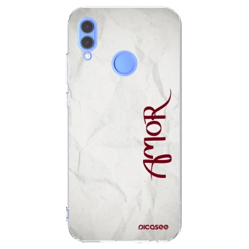 Picasee διαφανής θήκη σιλικόνης Honor 10 Lite - Amor