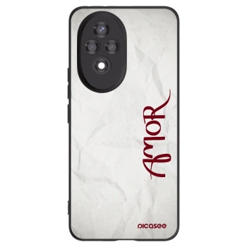 Picasee Μαύρη θήκη σιλικόνης για Honor 200 Pro 5G - Amor