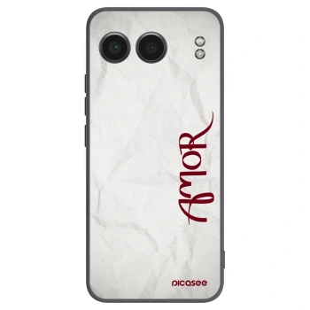 Picasee Μαύρη θήκη σιλικόνης για OnePlus Nord 4 - Amor