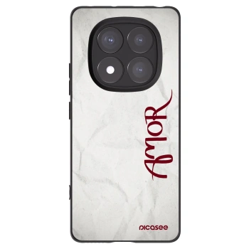 Picasee Μαύρη θήκη σιλικόνης για Xiaomi Redmi Note 14 Pro+ 5G - Amor