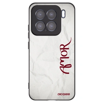 Picasee Μαύρη θήκη σιλικόνης για Xiaomi 15 - Amor