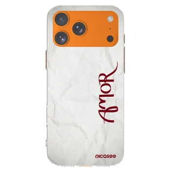 Picasee διαφανής θήκη σιλικόνης Apple iPhone 17 Pro Max - Amor