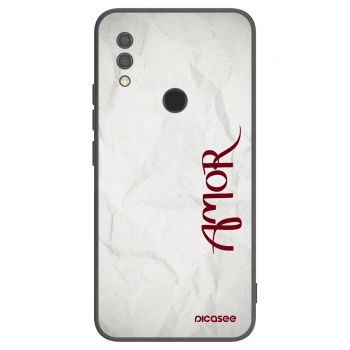 Picasee Μαύρη θήκη σιλικόνης για Xiaomi Redmi 7 - Amor
