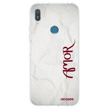 Picasee διαφανής θήκη σιλικόνης Huawei Y6 2019 - Amor