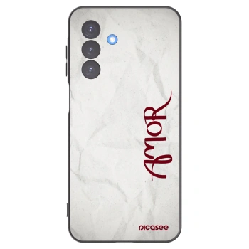 Picasee Μαύρη θήκη σιλικόνης για Samsung Galaxy A17 5G - Amor