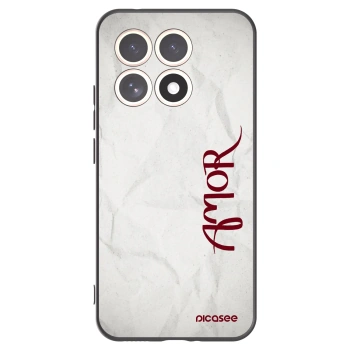 Picasee Μαύρη θήκη σιλικόνης για Xiaomi 15T - Amor