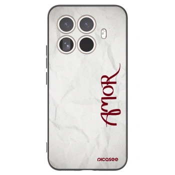 Picasee Μαύρη θήκη σιλικόνης για Xiaomi 15T Pro - Amor