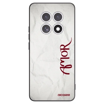 Picasee Μαύρη θήκη σιλικόνης για Xiaomi Redmi Note 15 - Amor