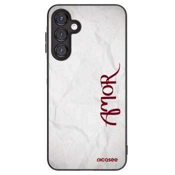 Picasee Μαύρη θήκη σιλικόνης για Samsung Galaxy A16 4G - Amor