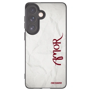 Picasee Μαύρη θήκη σιλικόνης για Samsung Galaxy S26+ - Amor
