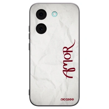 Picasee Μαύρη θήκη σιλικόνης για Xiaomi Poco X8 Pro - Amor