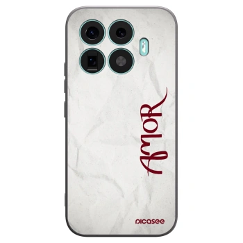Picasee Μαύρη θήκη σιλικόνης για Xiaomi 17T - Amor