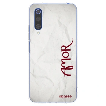 Picasee διαφανής θήκη σιλικόνης Xiaomi Mi 9 SE - Amor