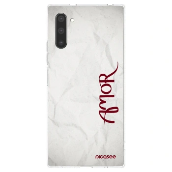 Picasee διαφανής θήκη σιλικόνης Samsung Galaxy Note 10 N970F - Amor