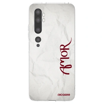 Picasee διαφανής θήκη σιλικόνης Xiaomi Mi Note 10 (Pro) - Amor