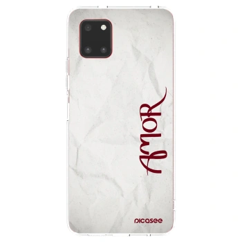 Picasee διαφανής θήκη σιλικόνης Samsung Galaxy Note 10 Lite N770F - Amor