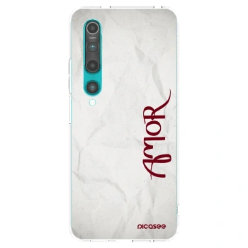 Picasee διαφανής θήκη σιλικόνης Xiaomi Mi 10 - Amor