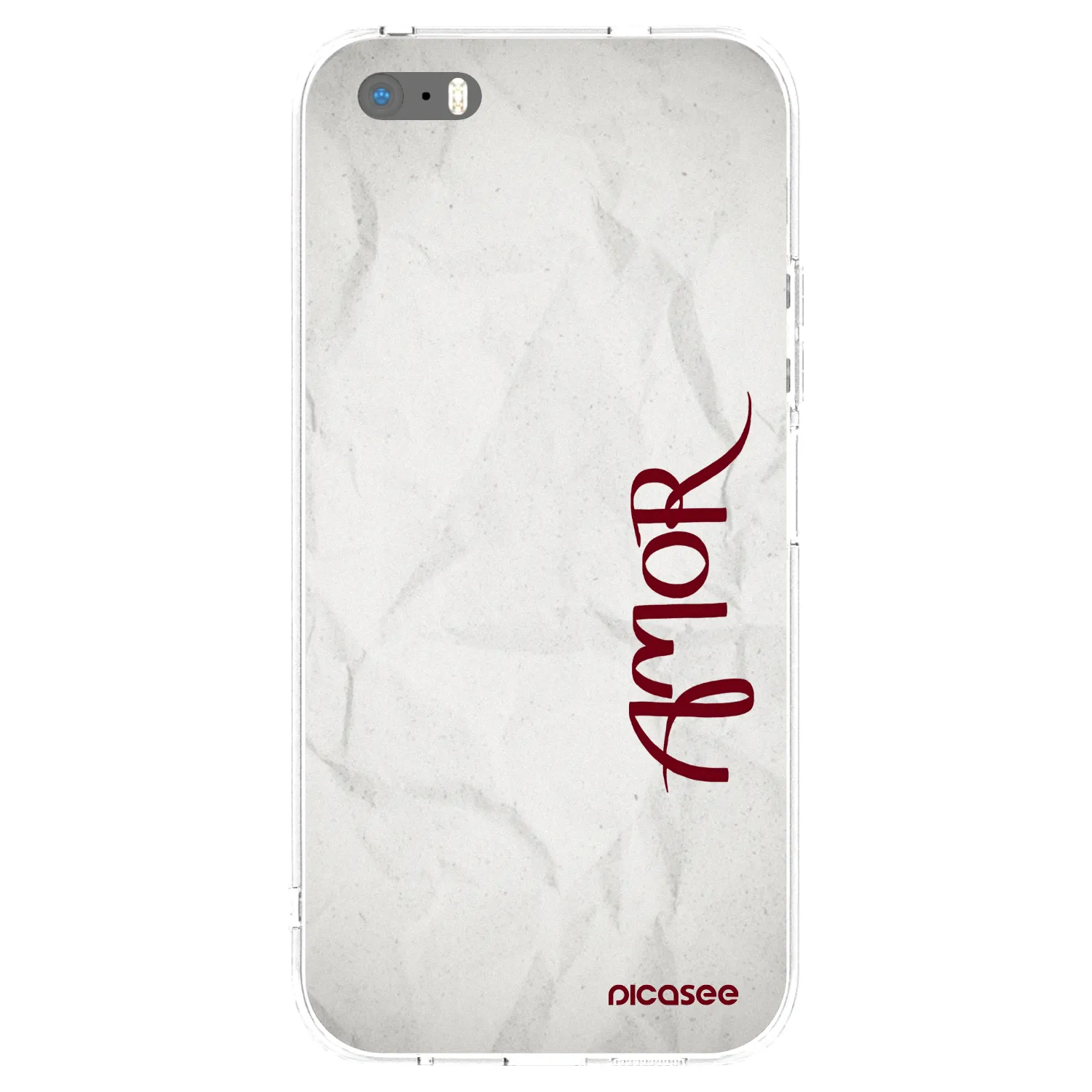 Picasee διαφανής θήκη σιλικόνης Apple iPhone 5/5S/SE - Amor