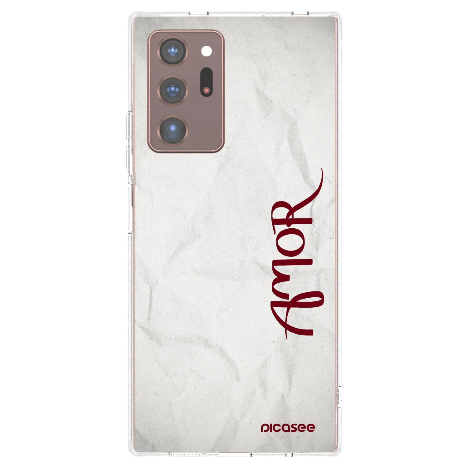 Picasee διαφανής θήκη σιλικόνης Samsung Galaxy Note 20 Ultra - Amor