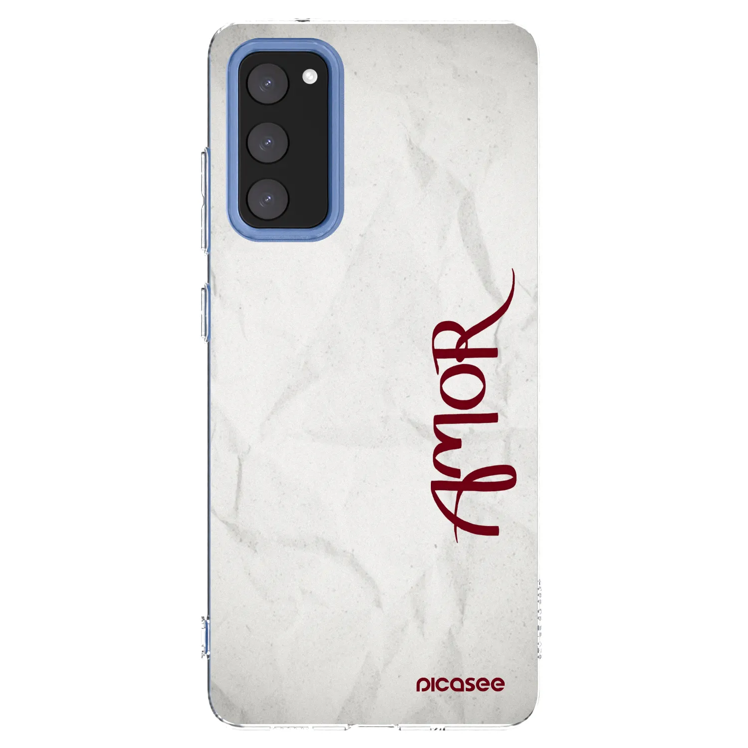 Picasee διαφανής θήκη σιλικόνης Samsung Galaxy S20 FE - Amor