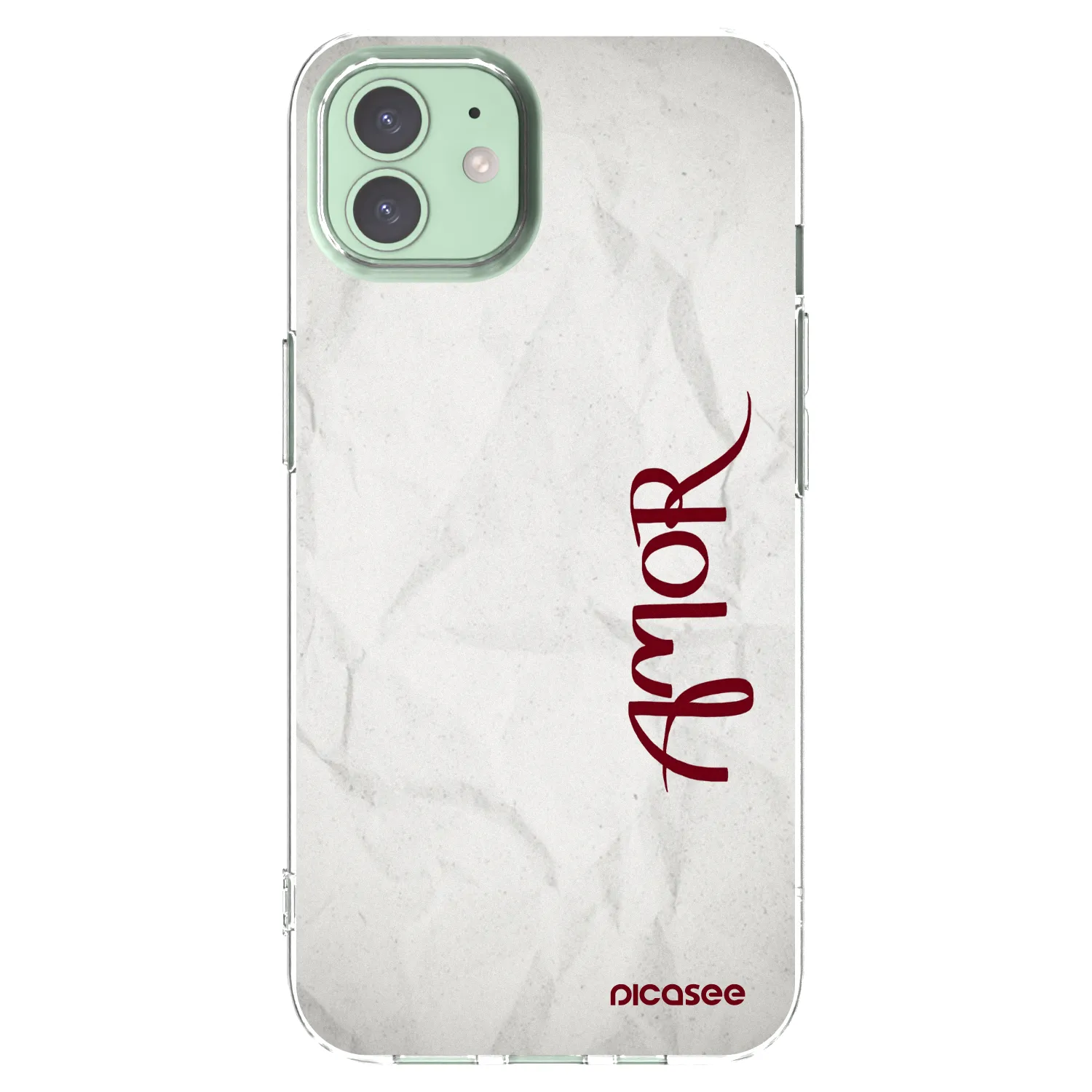 Picasee διαφανής θήκη σιλικόνης Apple iPhone 12 - Amor