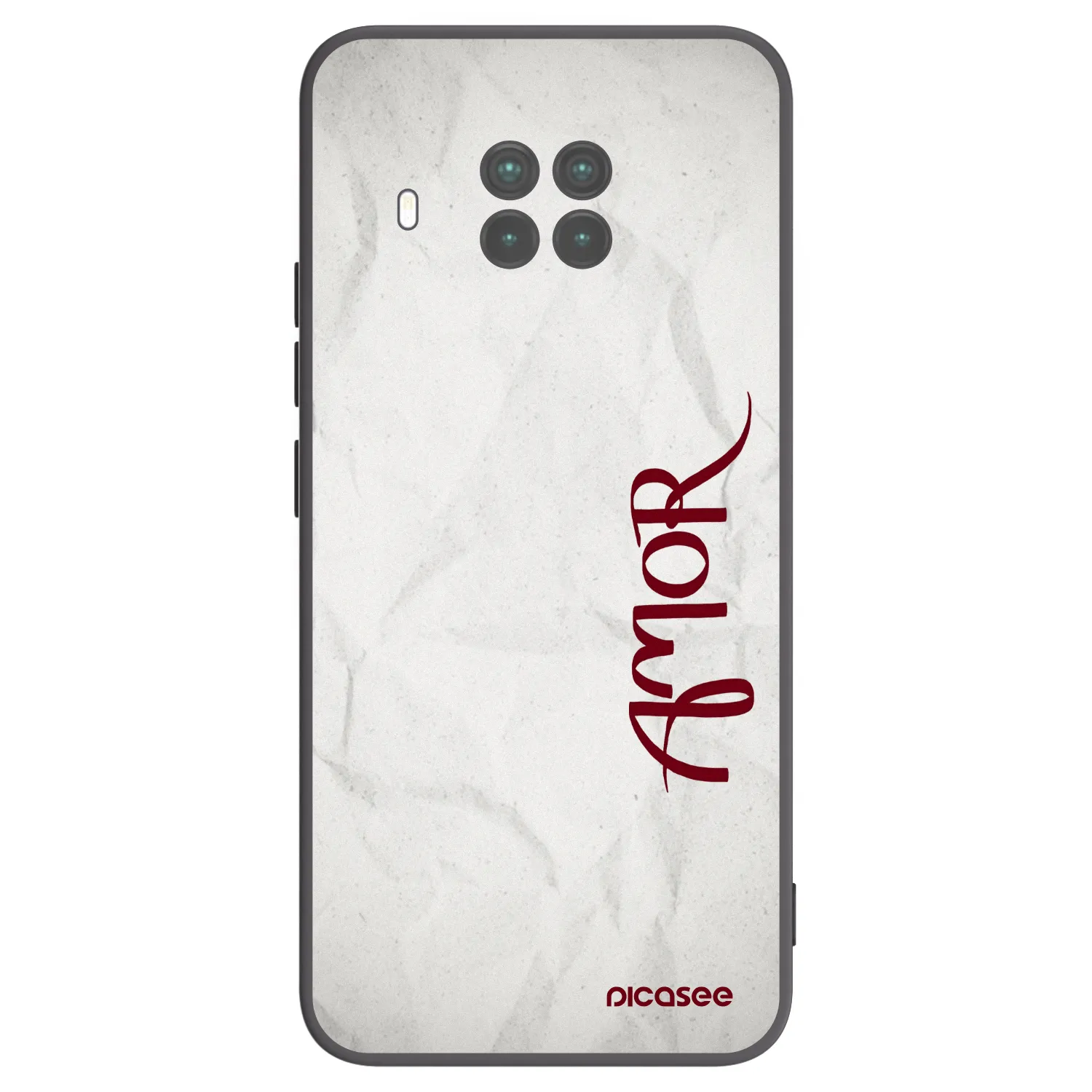 Picasee Μαύρη θήκη σιλικόνης για Xiaomi Mi 10T Lite - Amor